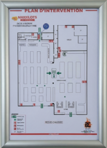 Plan d'intervention technique pour sapeurs-pompiers conforme NF X08-070